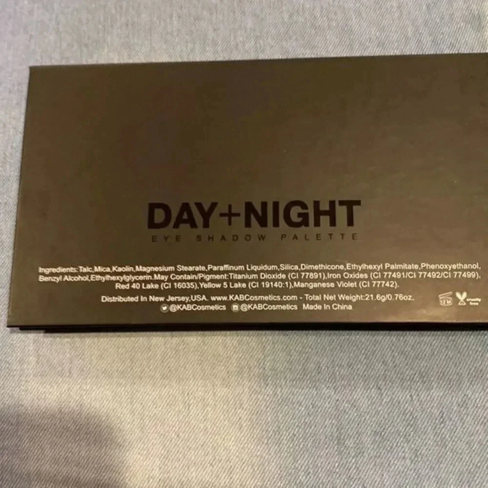KAB Cosmetics - Day and Night Eyeshadow Palette
